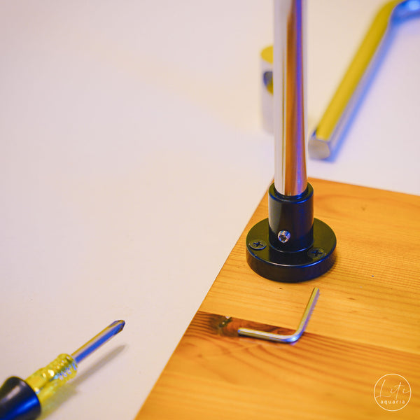 Stainless Steel Lighting Stand (Desk Mount)